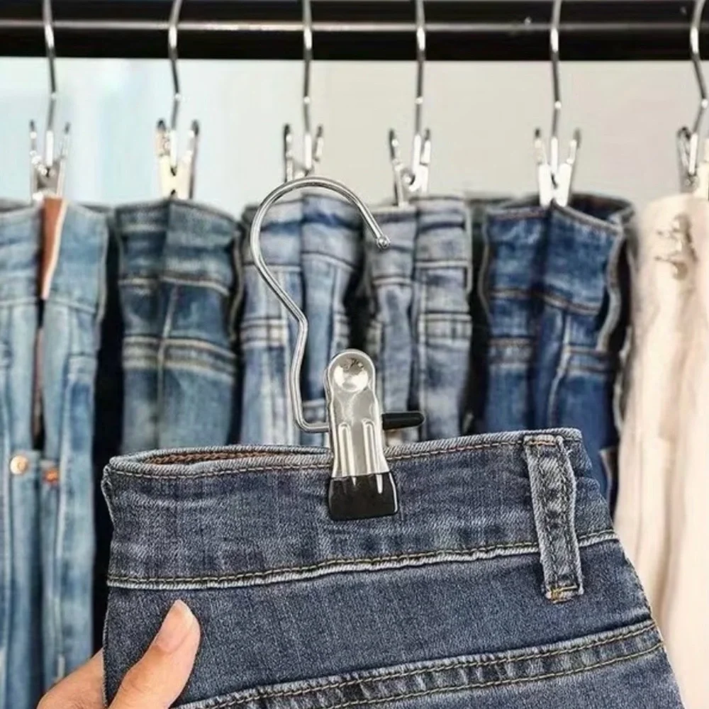 30 stainless steel laundry hooks